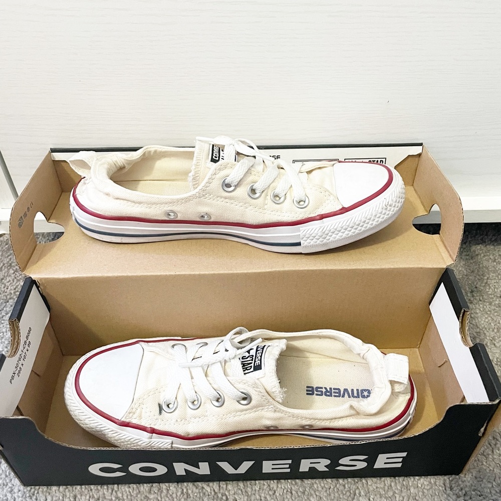 Flat converse slide on easy to wear